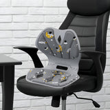 Suport Pentru Scaun, Pentru Corectarea Posturii, Portabil, Pliabil, Ergonomic, Ameliorare Durere, Respirabil, 35X32X30 Cm, Marime L, Model Rachete - vivimall.ro