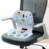 Suport Pentru Scaun, Pentru Corectarea Posturii, Portabil, Pliabil, Ergonomic, Ameliorare Durere, Respirabil, 35X32X30 Cm, Marime L, Model Rachete - vivimall.ro