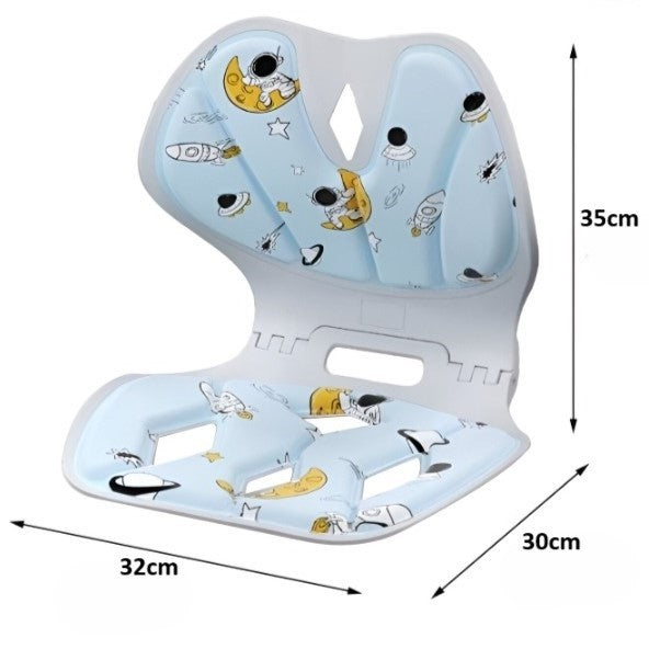 Suport Pentru Scaun, Pentru Corectarea Posturii, Portabil, Pliabil, Ergonomic, Ameliorare Durere, Respirabil, 35X32X30 Cm, Marime L, Model Rachete - vivimall.ro