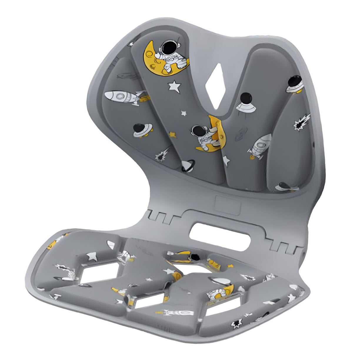 Suport Pentru Scaun, Pentru Corectarea Posturii, Portabil, Pliabil, Ergonomic, Ameliorare Durere, Respirabil, 35X32X30 Cm, Marime L, Model Rachete - vivimall.ro