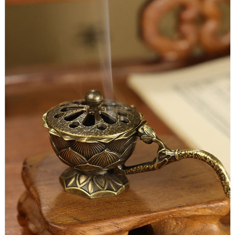 Suport De Tamaiat Lotus Bronz | LumiLotus - vivimall.ro