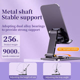 Suport pliabil aluminiu pentru telefon și tabletă, detaliu mecanism pliere, culoare space grey