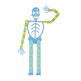 Suport Pentru Telefon Mobil, Jucarie De Decompresie Pentru Adulti, Tip Schelet Luminos De Halloween, Lungime 17 Cm - vivimall.ro