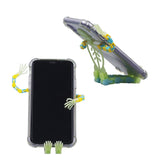 Suport Pentru Telefon Mobil, Jucarie De Decompresie Pentru Adulti, Tip Schelet Luminos De Halloween, Lungime 17 Cm - vivimall.ro