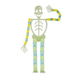 Suport Pentru Telefon Mobil, Jucarie De Decompresie Pentru Adulti, Tip Schelet Luminos De Halloween, Lungime 17 Cm - vivimall.ro