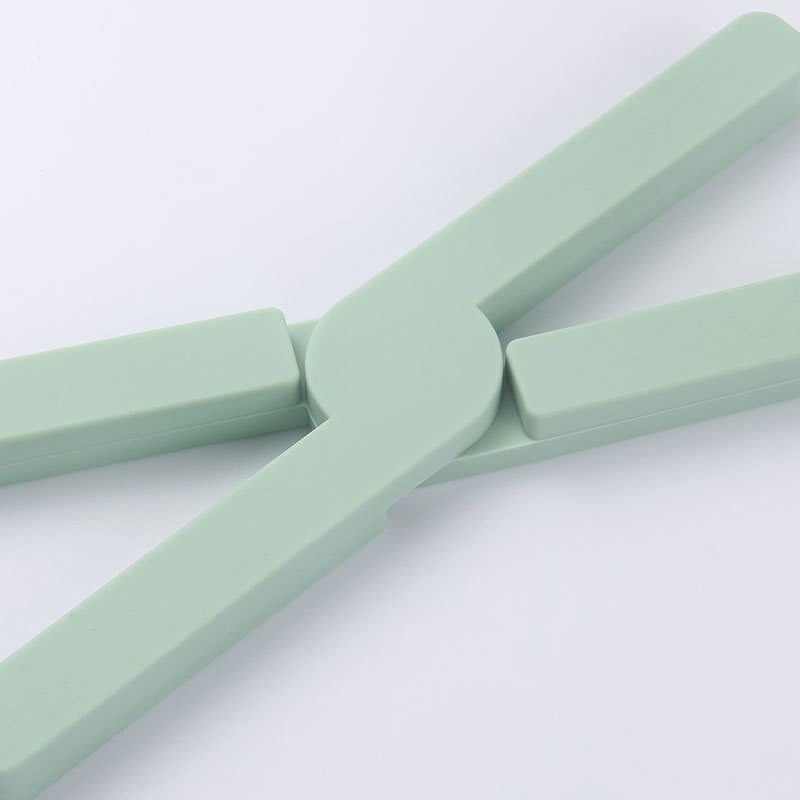 Suport Pliabil Din Silicon Pentru Vase Fierbinti Portabil, Usor De Depozitat, Rezistent La Temperaturi Foarte Ridicate, 14.5 X 7.5 X 1.6 Cm, Antialunecare, Verde - vivimall.ro