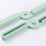 Suport Pliabil Din Silicon Pentru Vase Fierbinti Portabil, Usor De Depozitat, Rezistent La Temperaturi Foarte Ridicate, 14.5 X 7.5 X 1.6 Cm, Antialunecare, Verde - vivimall.ro