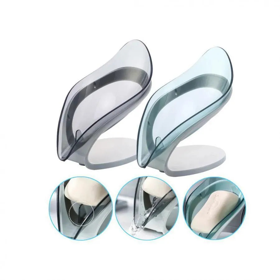 Suport Sapun Cu Scurgere, Plastic, 14*13*8 Cm - vivimall.ro