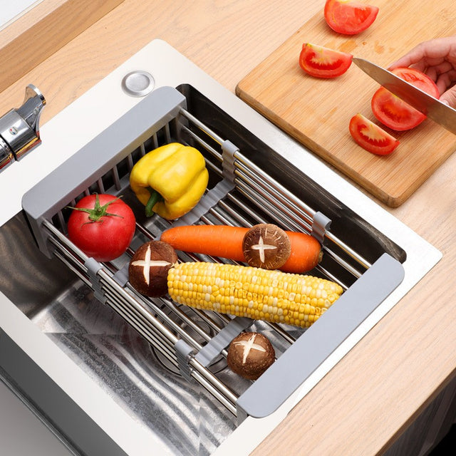 Suport multifunctional scurgere otel inox | EasyDry - vivimall.ro
