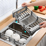 Suport multifunctional scurgere otel inox | EasyDry - vivimall.ro