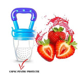 Suzeta Pentru Fructe, Pentru Bebelusi, Din Silicon Alimentar, +4 Luni, 2 Mm Grosime Gauri Tetina
