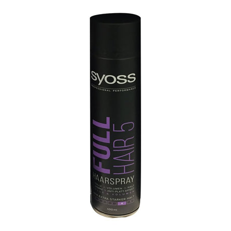 Spray de Par a Syoss Full Hair 5 400 ml - Fixare extra puternică