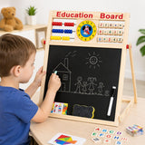 Tablă magnetică Flippy reglabilă pe înălțime, utilizare în cameră copil, jucărie educativă 3 ani+