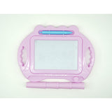 Tabla Magnetica pentru desen Vivimall, Pix, forma dreptunghi, dimensiuni 23x17 cm, Dezvolta Creativitatea, cu picioare suport, Roz Pal - vivimall.ro