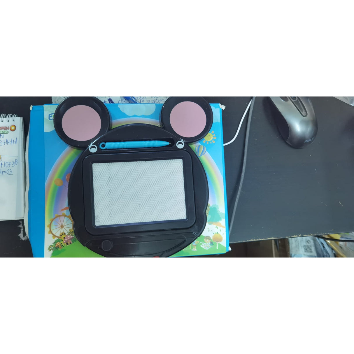 Tabla Magnetica Pentru Desen Pix, Forma Soricel, Dimensiuni , Dezvolta Creativitatea, Resigilat - vivimall.ro