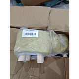 Taburet pentru Copii, Flippy, Scaun Tip Taburet, Model Elefant, din Lemn Masiv, Scaun pentru Copii, 30 x 25 x 25 cm, Galben - vivimall.ro