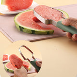 Taietor Decojitor Pentru Pepene, Pentru Legume Si Fructe, Multifunctional, Set Din 3 Parti, Otel Inoxidabil Si Plastic Pp, 22.5 X 7 Cm - vivimall.ro