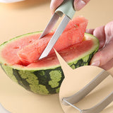 Taietor Decojitor Pentru Pepene, Pentru Legume Si Fructe, Multifunctional, Set Din 3 Parti, Otel Inoxidabil Si Plastic Pp, 22.5 X 7 Cm - vivimall.ro
