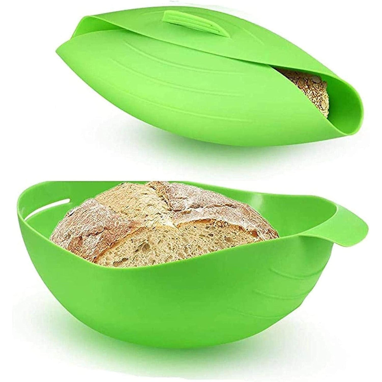 Tavă De Copt, Pentru Cuptor, Pentru Pâine, Pește, Legume, Din Silicon, Pliabilă, Multifuncțională, Formă Pentru Preparare Și Gătire, 24,5 x 9 cm, Verde - vivimall.ro