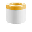 Tava De Gheata Din Silicon Cu Capac, Forma De Gheata Pentru Racirea Bauturilor, In Forma De Pahar, Silicon Fara Bpa, Cuburi De Gheata, 9X8.5X8 Cm, Galben - vivimall.ro