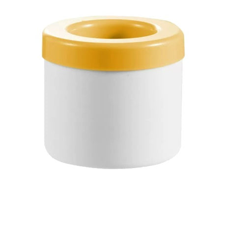 Tava De Gheata Din Silicon Cu Capac, Forma De Gheata Pentru Racirea Bauturilor, In Forma De Pahar, Silicon Fara Bpa, Cuburi De Gheata, 9X8.5X8 Cm, Galben - vivimall.ro