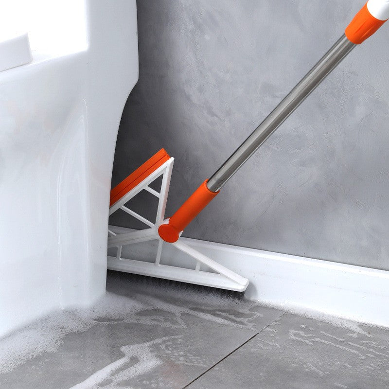 Mop Multifunctional, Cu Racleta Din Silicon, Maner Telescopic, Curatarea Eficienta A Tuturor Suprafetelor - vivimall.ro