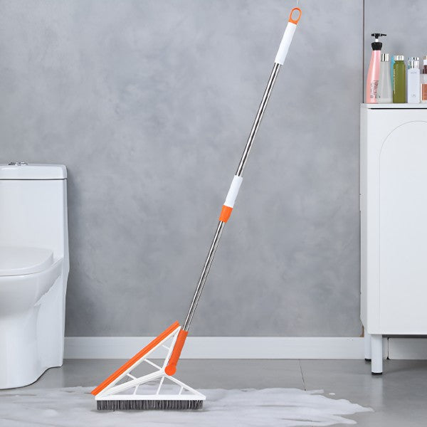 Mop Multifunctional, Cu Racleta Din Silicon, Maner Telescopic, Curatarea Eficienta A Tuturor Suprafetelor - vivimall.ro