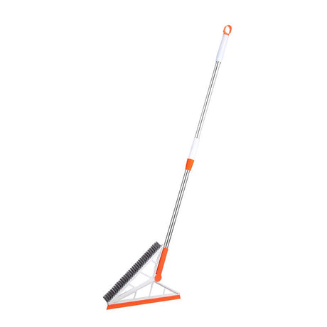Mop Multifunctional, Cu Racleta Din Silicon, Maner Telescopic, Curatarea Eficienta A Tuturor Suprafetelor - vivimall.ro
