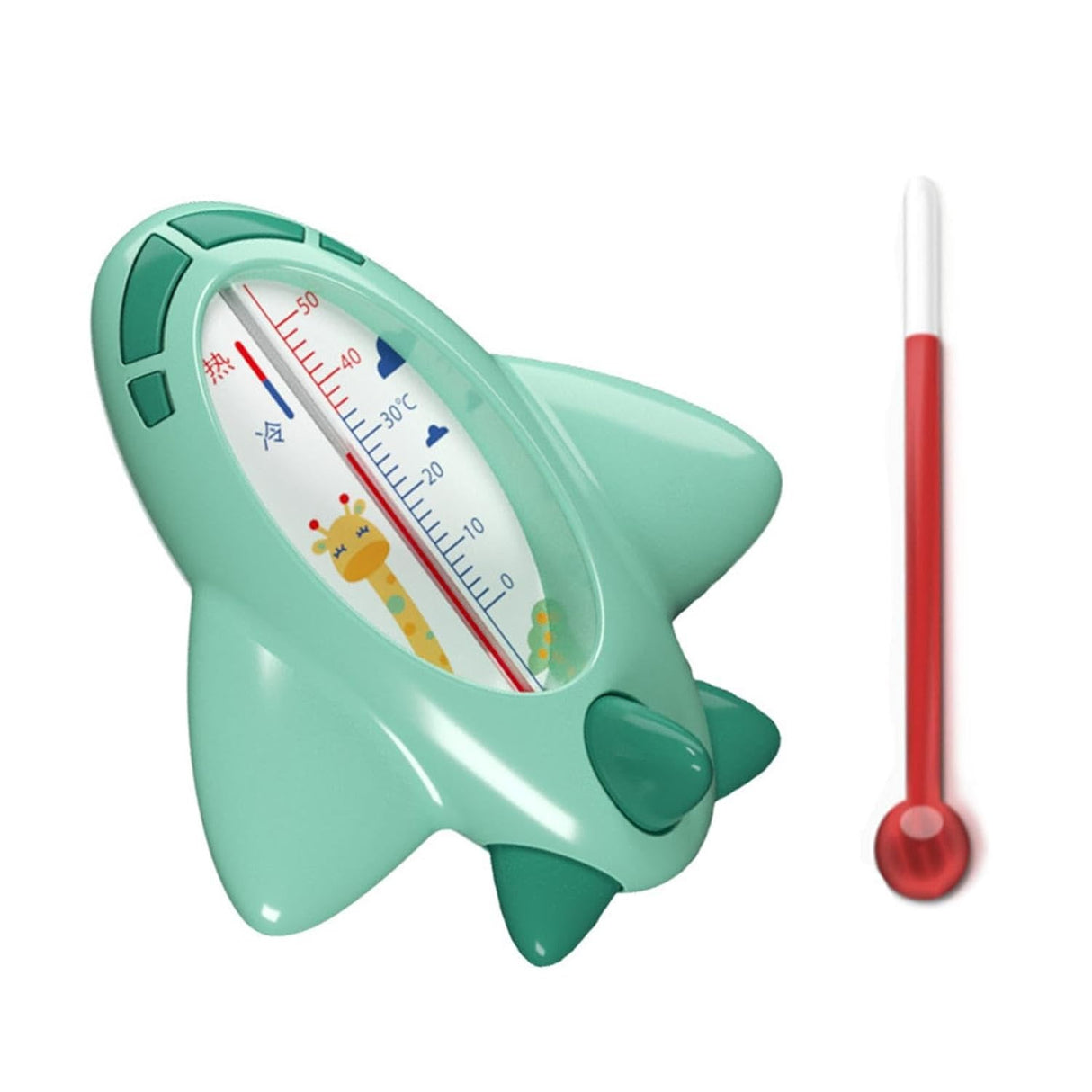 Termometru Pentru Baie, Plutitor, Rezistent La Apa, Multifunctional, Model Avion, 11X10X4 Cm - vivimall.ro