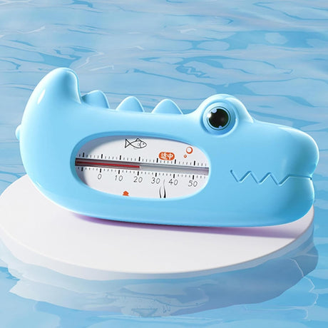 Termometru Pentru Baie, Plutitor, Rezistent La Apa, Multifunctional, Model Crocodil, 2.7X6.5X3.7 Cm - vivimall.ro
