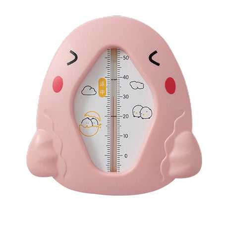 Termometru pentru Baie, Vivimall, Plutitor, Rezistent la apa, Multifunctional, Model Gaina, 10.5x10.5x2.5 cm, Roz - vivimall.ro