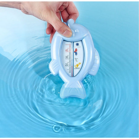 Termometru Pentru Baie, Plutitor, Rezistent La Apa, Multifunctional, Model Peste, 15.5X9.5X2 Cm - vivimall.ro