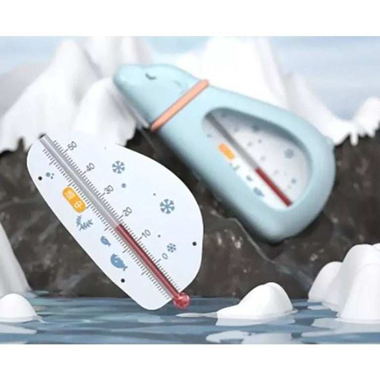 Termometru Pentru Baie, Plutitor, Rezistent La Apa, Multifunctional, Model Urs Polar, 15X7.5X4 Cm - vivimall.ro