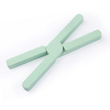 Suport Pliabil Din Silicon Pentru Vase Fierbinti Portabil, Usor De Depozitat, Rezistent La Temperaturi Foarte Ridicate, 14.5 X 7.5 X 1.6 Cm, Antialunecare, Verde - vivimall.ro