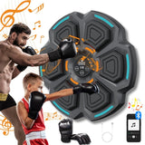 Tinta Lovituri Box Montabil pe Perete, Vivimall, Negru, Difuzor, Bluetooth, Iluminare LED, 41.5 x 6.5 x 42 cm, Manusi Incluse - vivimall.ro