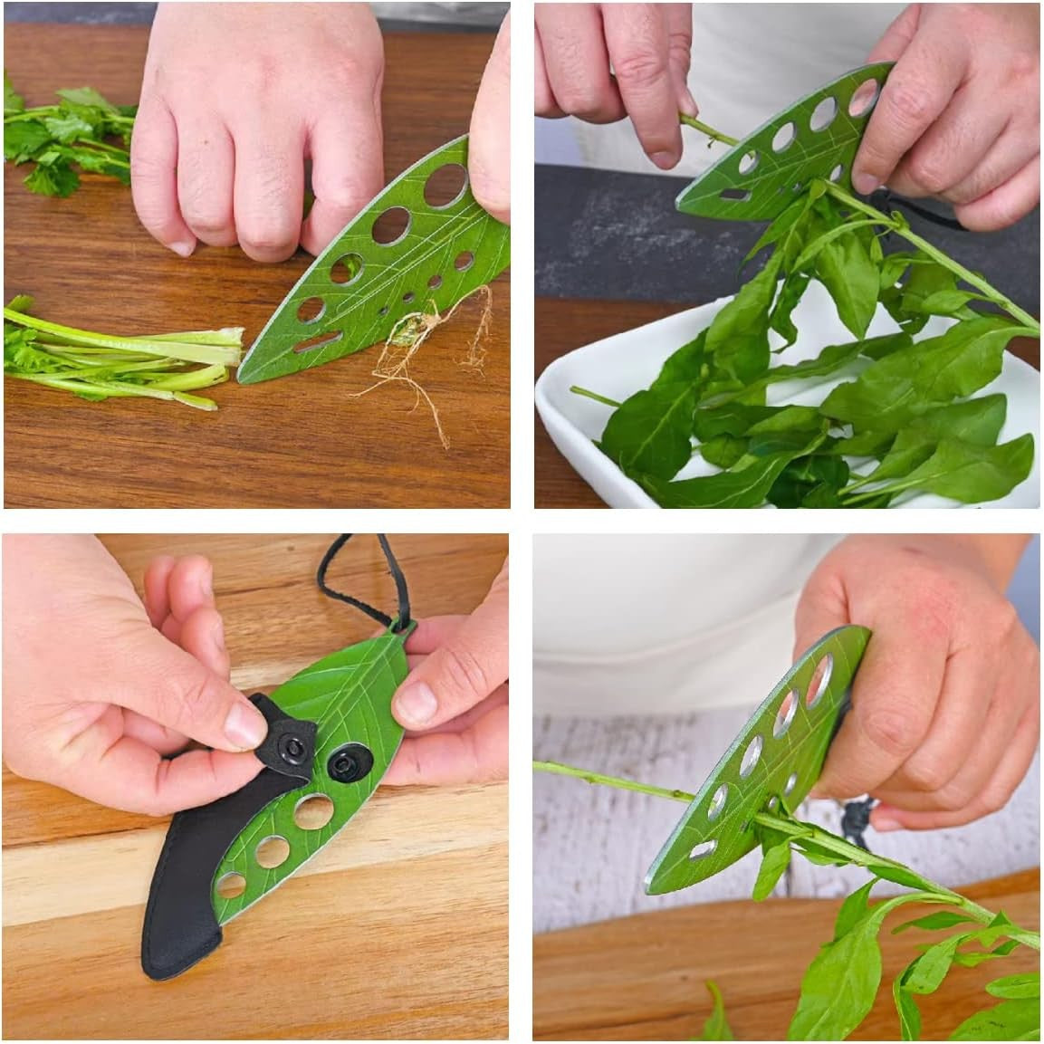 Curatator ierburi multifunctional inox verde | HerbiPro - vivimall.ro