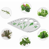 Tocator ierburi inox cu 9 gauri | HerbEase - vivimall.ro