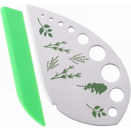 Tocator ierburi inox cu 9 gauri | HerbEase - vivimall.ro