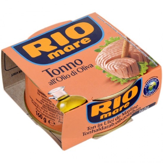 Ton In Ulei De Masline Rio Mare, 160G