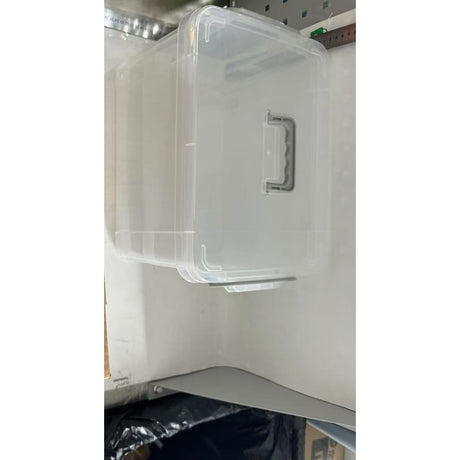 Cutie De Depozitare, Vivimall, Tip Valiza, pentru Alimente, Jucarii, Accesorii, Transparenta, Marime M, 31.5x23x19 cm - vivimall.ro