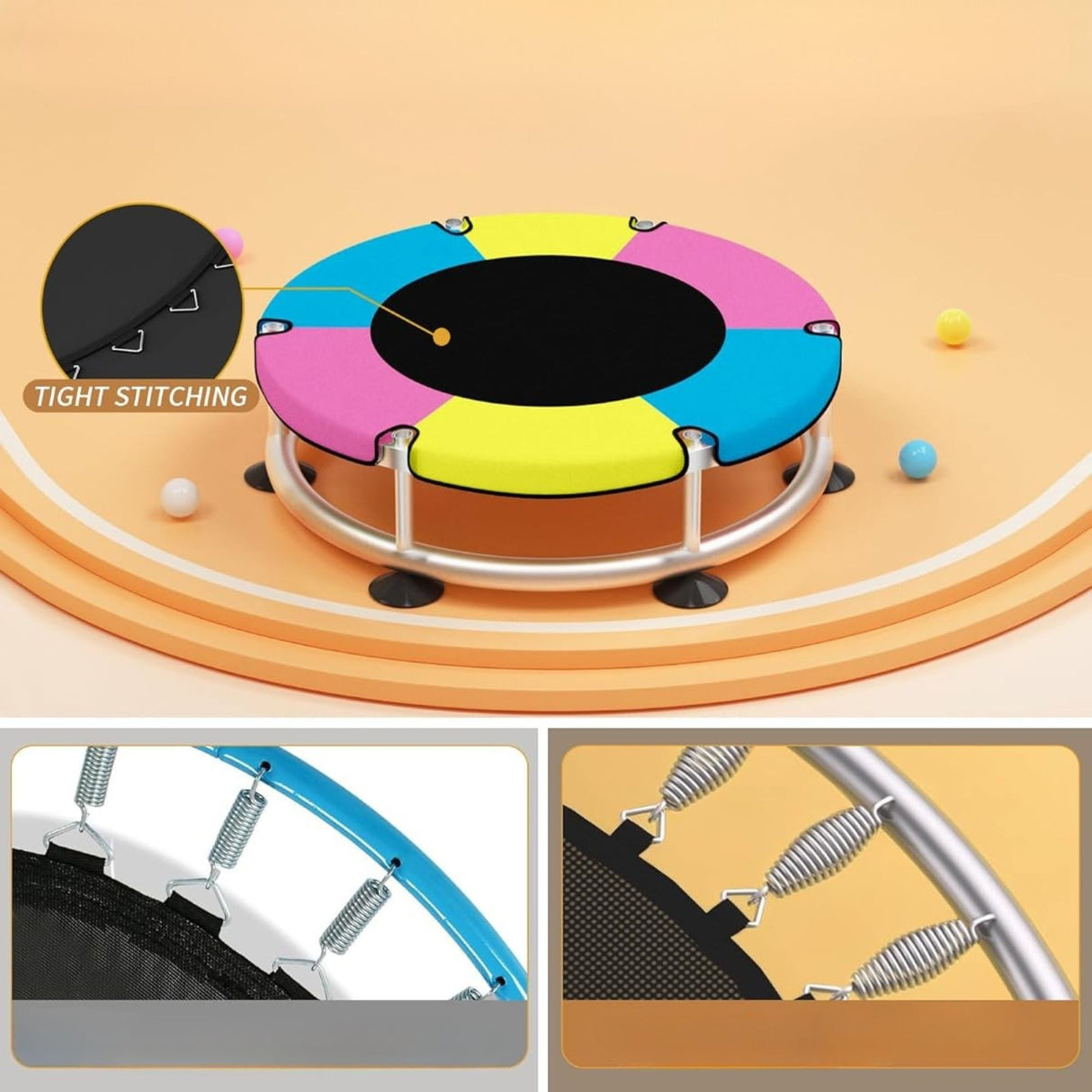 Sac de box inclus la trambulina Flippy 140 cm, accesoriu interactiv pentru copii