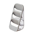Suport - Organizator Pentru Tacamuri, 3 Compartimente, Suport Pentru Cosmetica, Ustensile, Material Pp Durabil, 33 X 16 X 15 Cm - vivimall.ro
