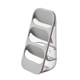 Suport - Organizator Pentru Tacamuri, 3 Compartimente, Suport Pentru Cosmetica, Ustensile, Material Pp Durabil, 33 X 16 X 15 Cm - vivimall.ro