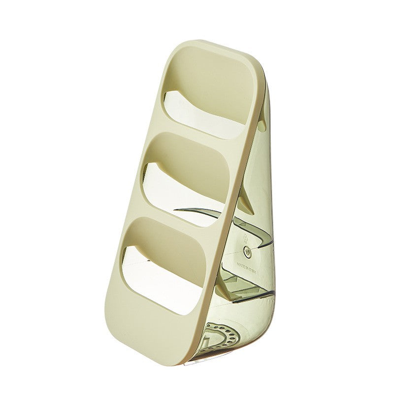 Suport - Organizator Pentru Tacamuri, 3 Compartimente, Suport Pentru Cosmetica, Ustensile, Material Pp Durabil, 33 X 16 X 15 Cm - vivimall.ro