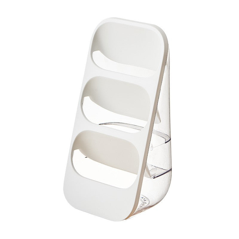 Suport - Organizator Pentru Tacamuri, 3 Compartimente, Suport Pentru Cosmetica, Ustensile, Material Pp Durabil, 33 X 16 X 15 Cm - vivimall.ro
