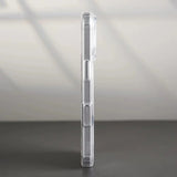 Husa Telefon, Vivimall, Compatibila Apple iPhone 17 AIR, MagSafe, Antisoc, din Silicon + TPU, Transparent - vivimall.ro