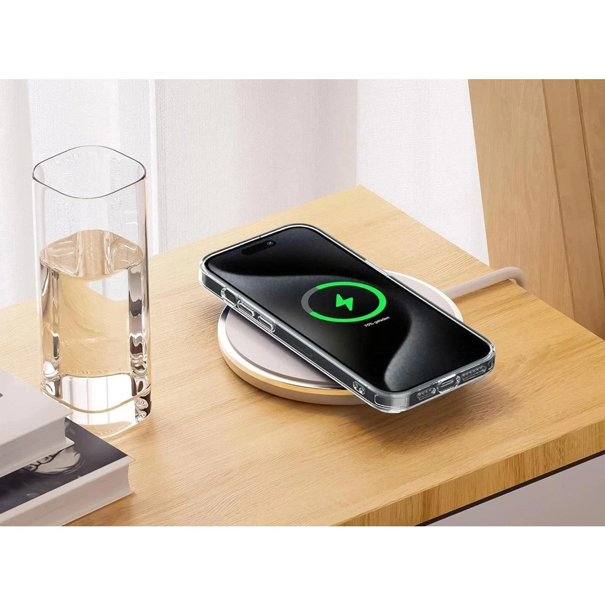 Husa Telefon, Vivimall, Compatibila Apple iPhone 17 AIR, MagSafe, Antisoc, din Silicon + TPU, Transparent - vivimall.ro