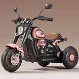 Tricicleta Electrica pentru Copii, Vivimall, Tricicleta DUAL-DRIVE 380*2 Baterie 6V 4.5, Bluetooth, Sistem Anti-Rasturnare, Sistem de Lumini si Sunet, 5+ Ani, 80 x 60 x 42 cm, Roz Negru - vivimall.ro