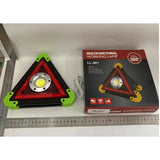 Triunghi Multifunctional De Avertizare, Lanterna Led, Impermeabil Ip65, 800 Lm, 2 X Aa, Functie Incarcare Telefon, Usb Si Micro Usb, Cob 33