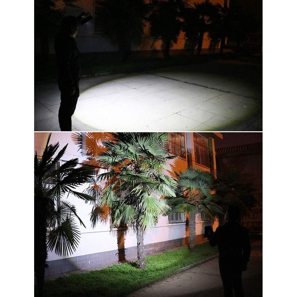 Triunghi Multifunctional De Avertizare, Lanterna Led, Impermeabil Ip65, 800 Lm, 2 X Aa, Functie Incarcare Telefon, Usb Si Micro Usb, Cob 33